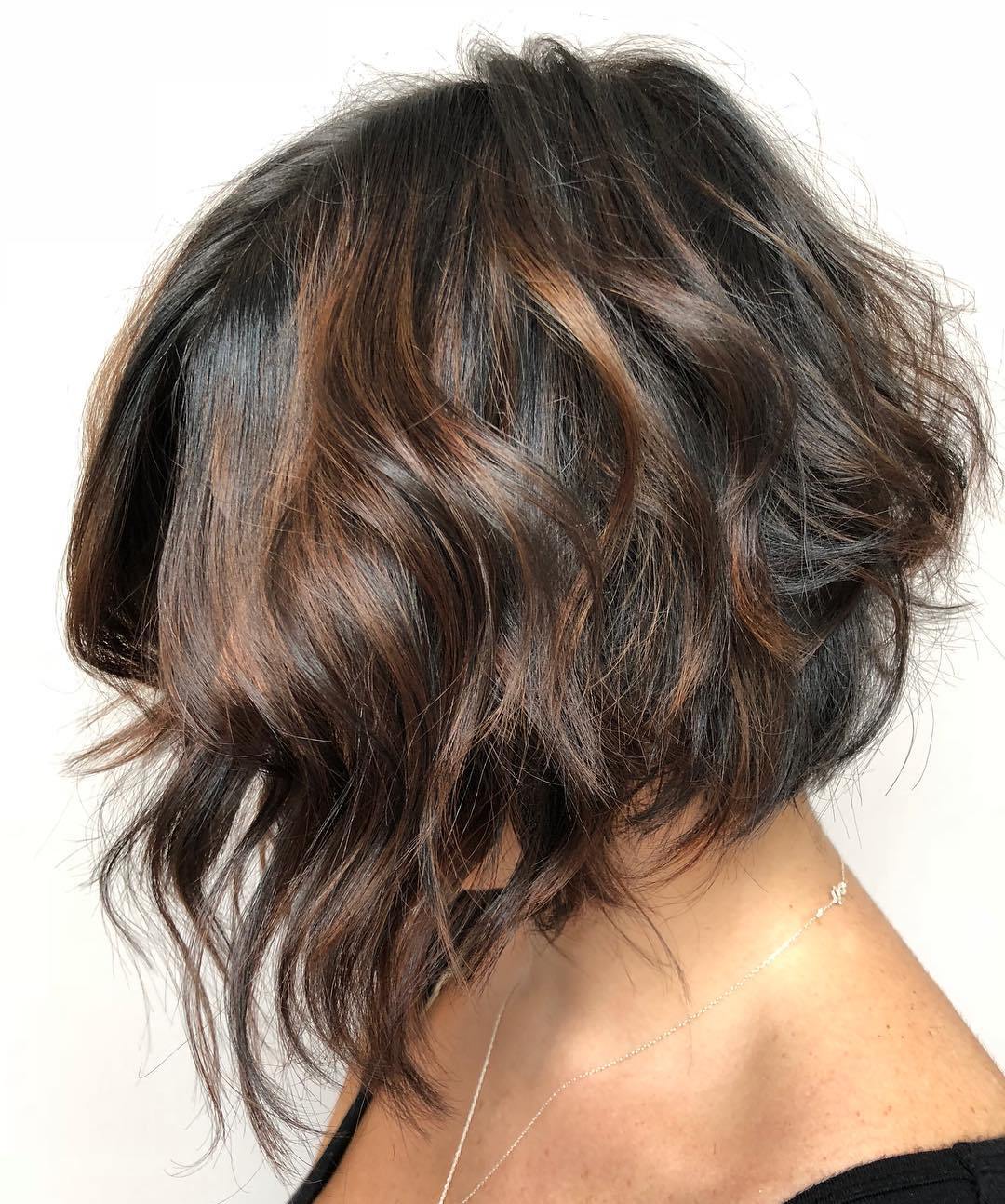 Wavy Bob for Thick Hair