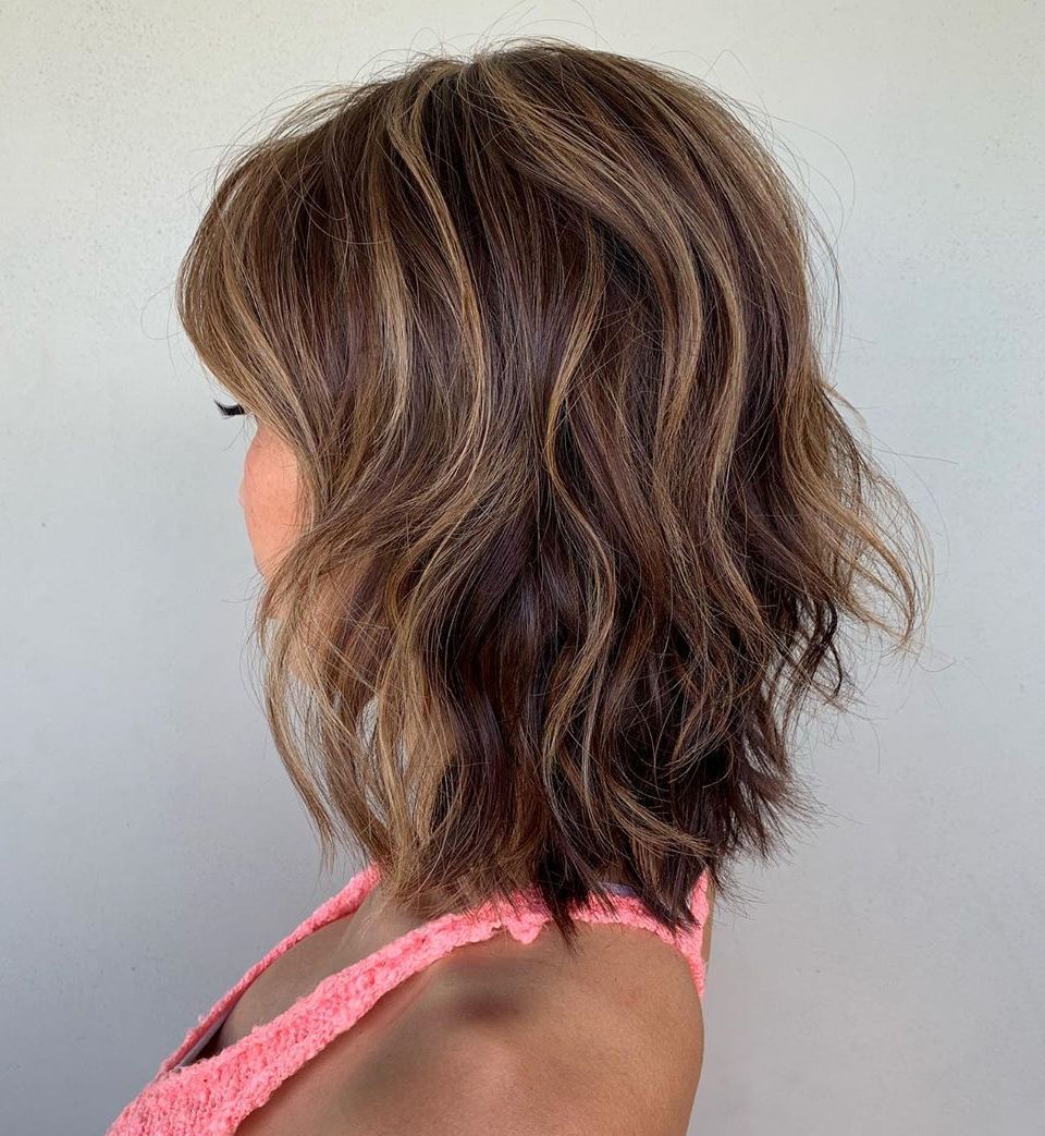 Cute Mid Length Cut with Layers