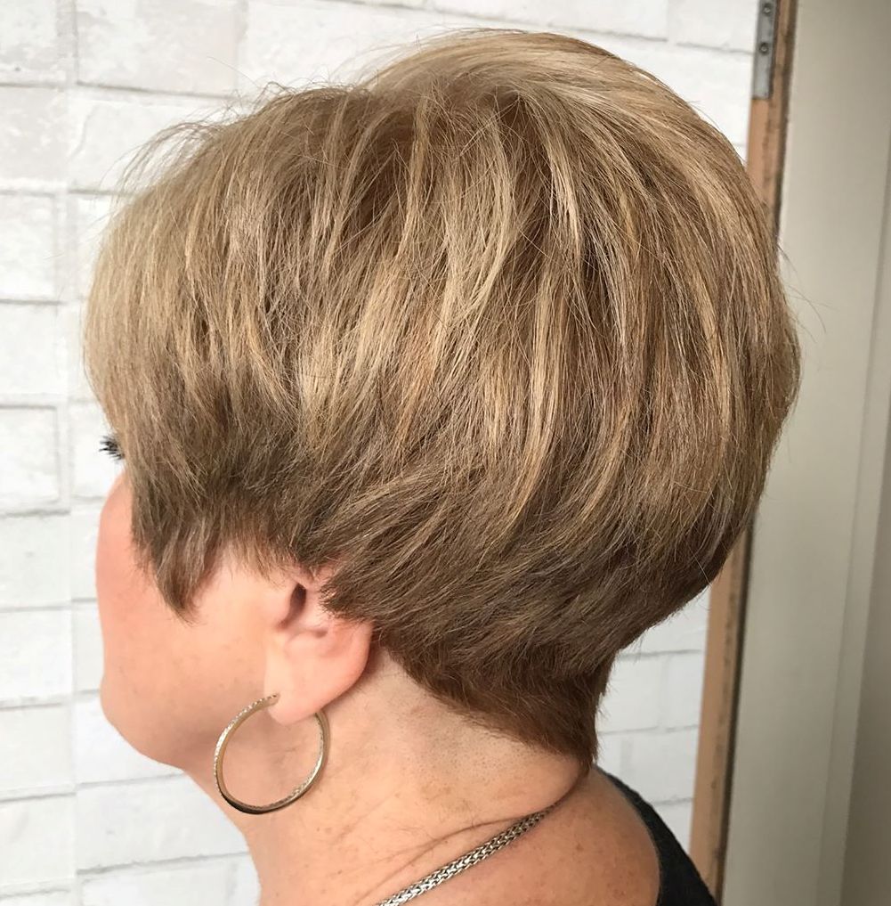 Over 50 Short Bronde Hairstyle