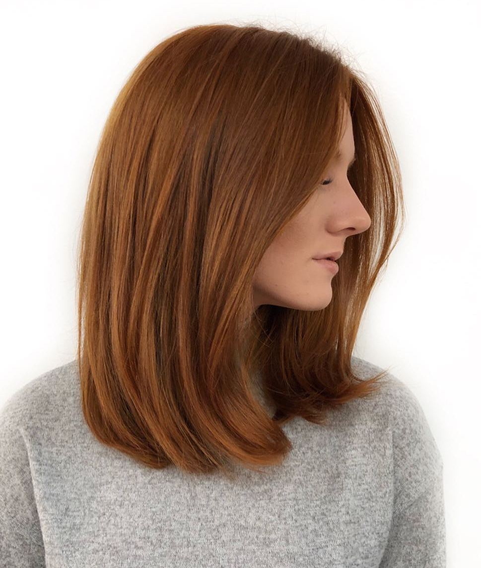 low maintenance medium length haircuts