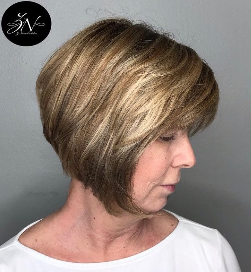 A-Line Bob for Mature Women