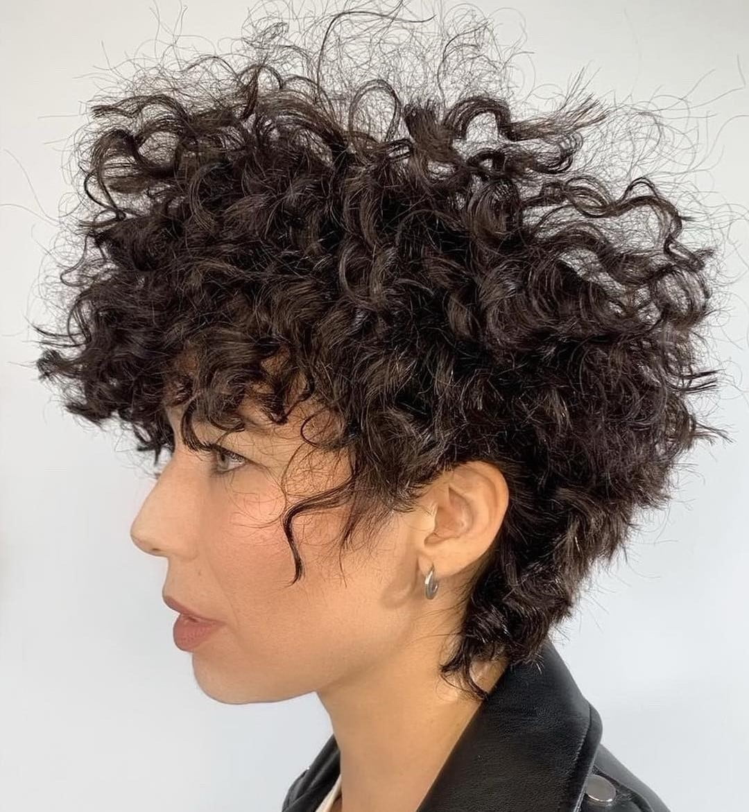 Voluminous Pixie for Curls