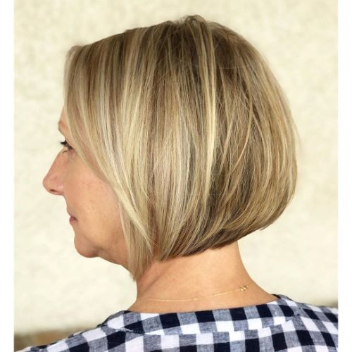 Chin-Length Blonde Bob