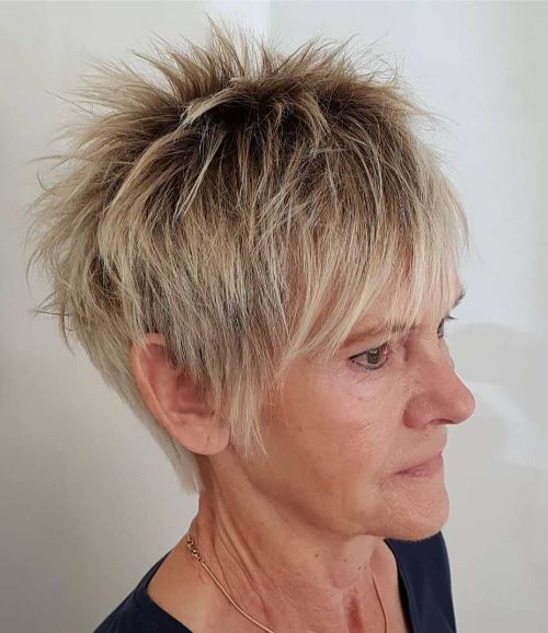 Short Spiky Pixie for Fine Hair