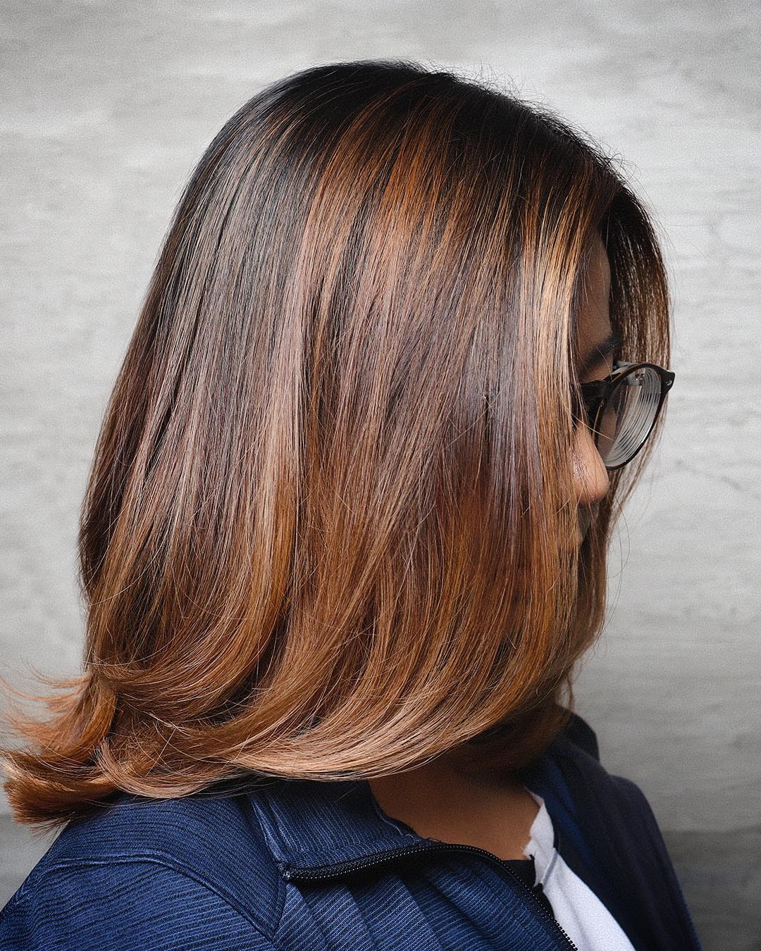 Simple Mid Length Haircut for Thick Hair