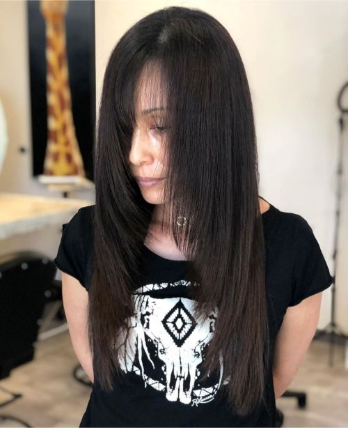 Turning 40 Long Layered Haircut for Thin Hair