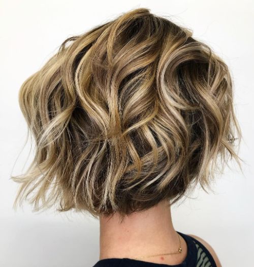 Easy to Manage Short Wavy Bob