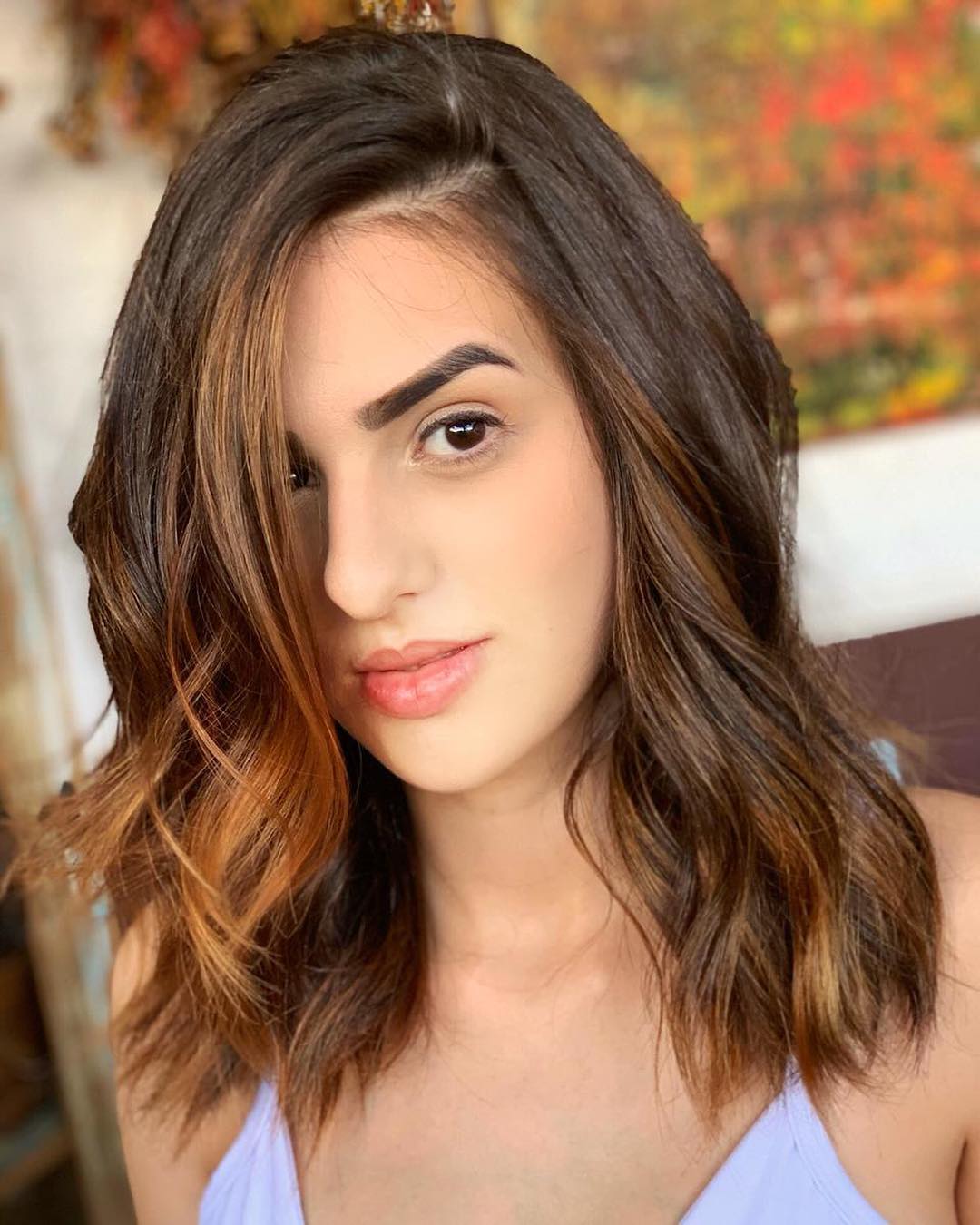 Sliced Cut for Medium Thick Hair