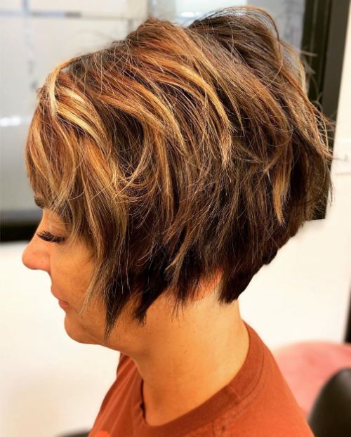 Long Pixie with Uneven Layers