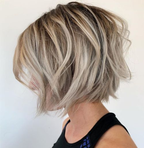 Sassy Wavy Bob Hairstyle