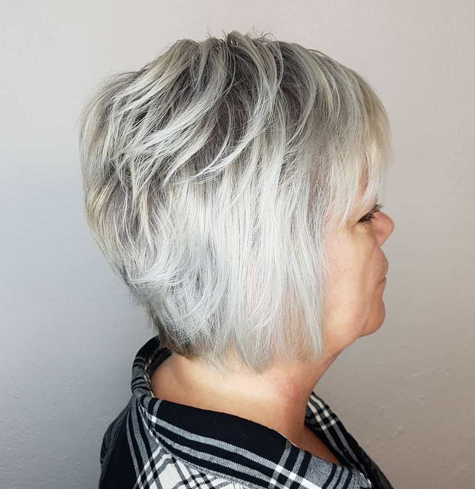 Modern Short Feathered Bob