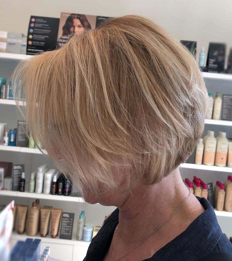 Classy Bronde Bob with Layers