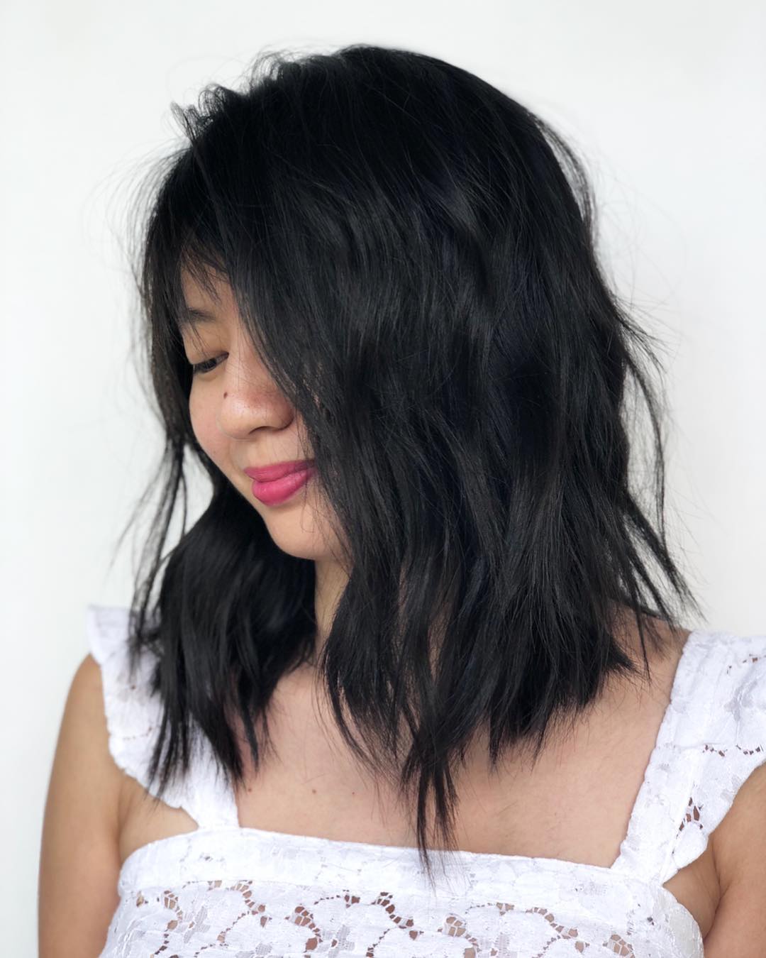 Cute Shag with Bangs for Thick Hair