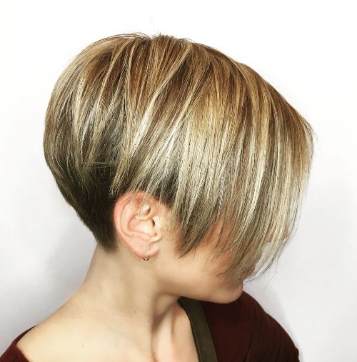 Short Asymmetrical Pixie with Undercut