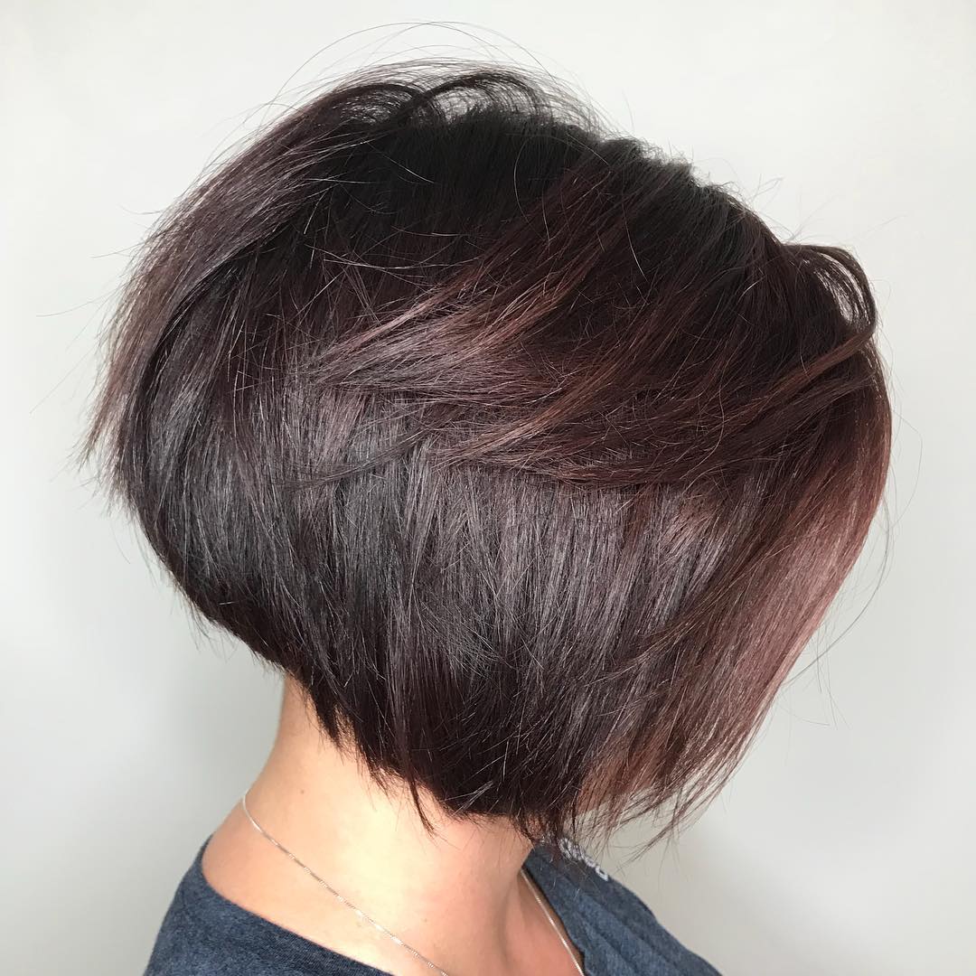 Feathered Bob for Thick Straight Hair