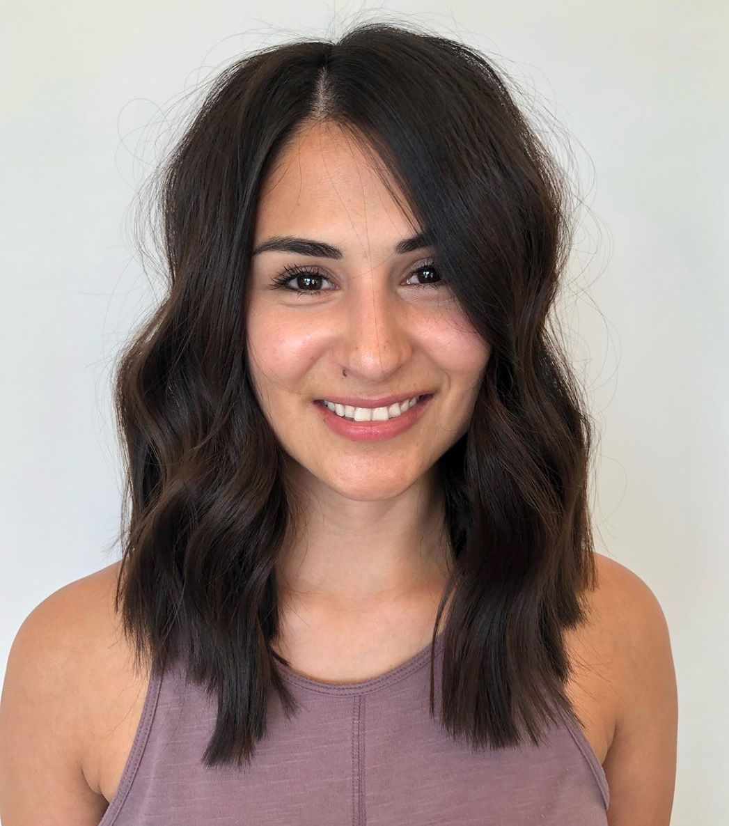 Medium Layered Choppy Haircut