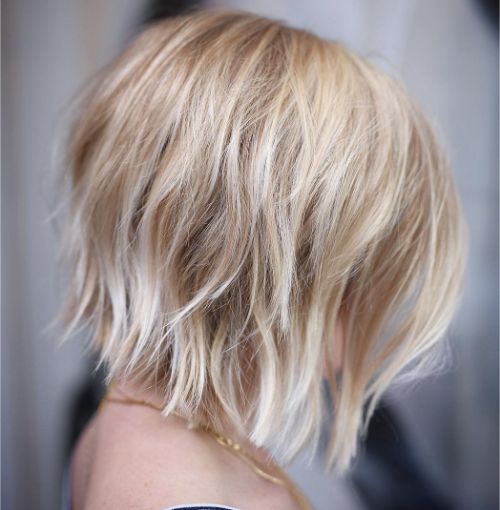 Wavy Beach Blonde Bob