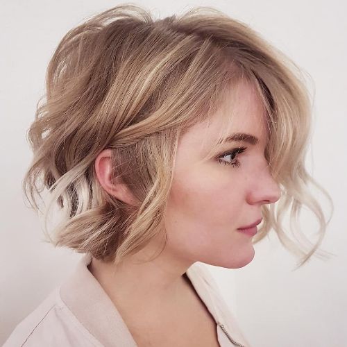 Wavy Bob for Fine Hair