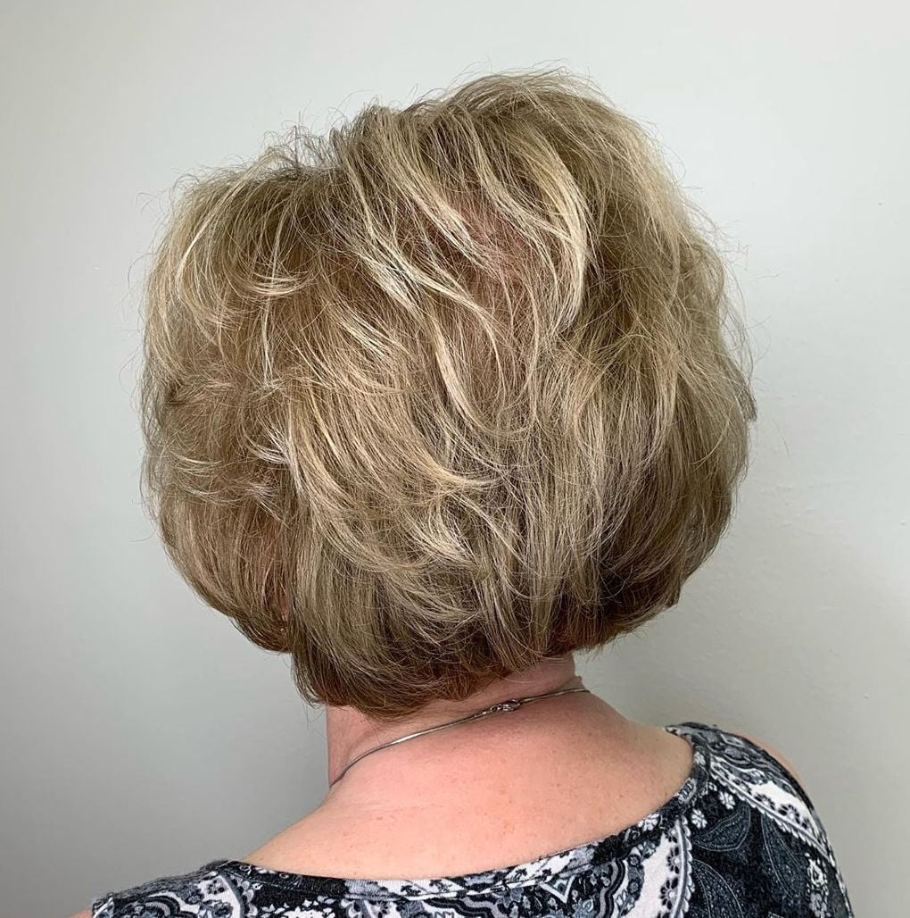 Short Feathered Bob