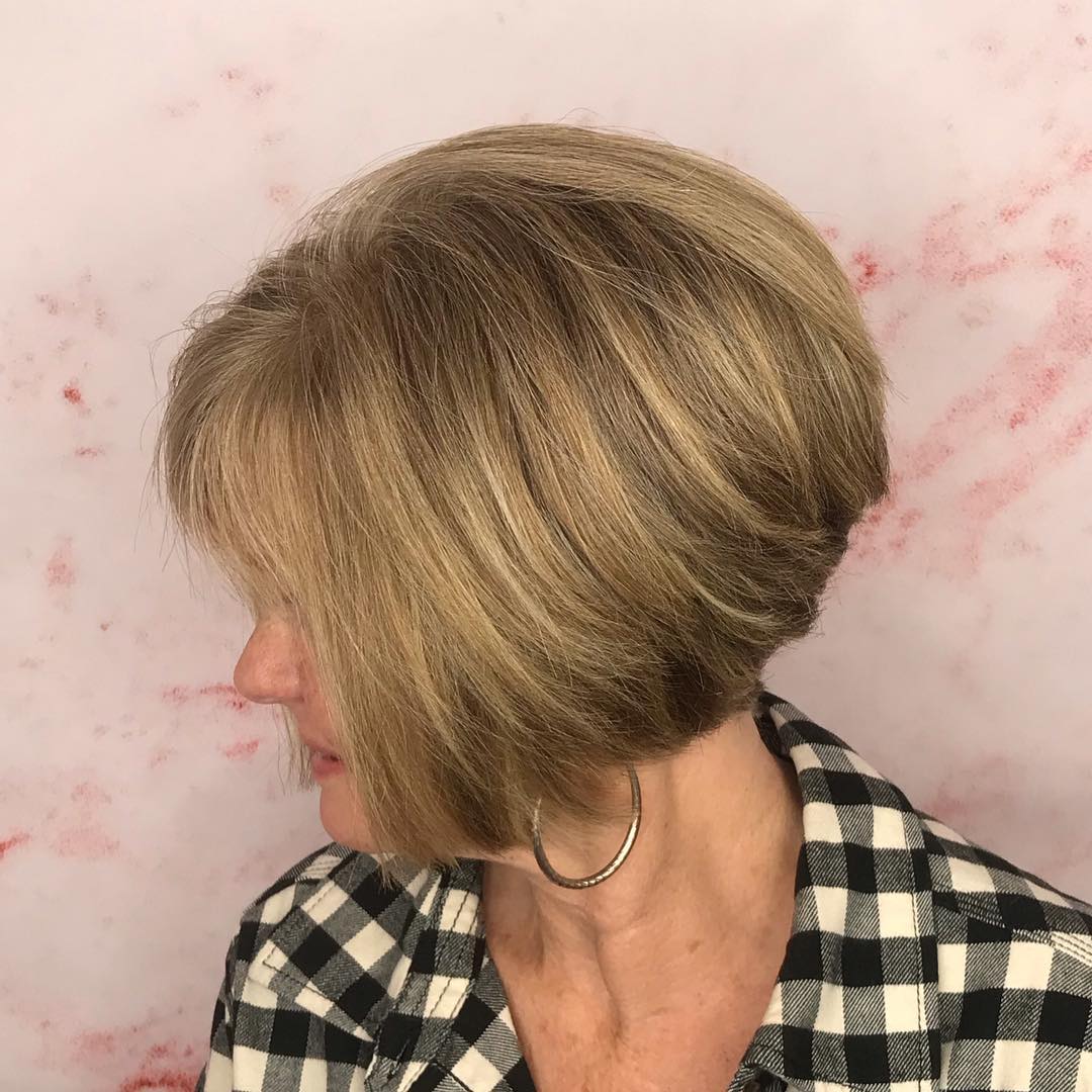 Stacked Bob for Fine or Thin Hair