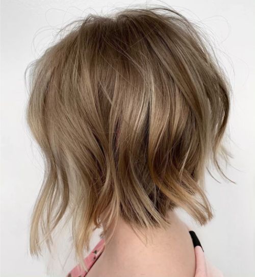 Wavy Bob for Fine Hair