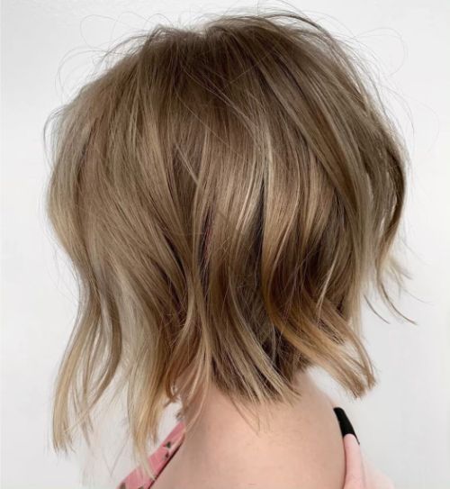 Wavy Bob for Fine Hair