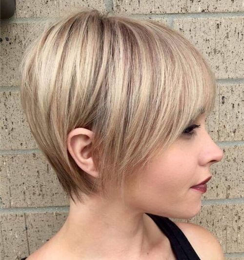 Classic Long Pixie for Short Fine Hair